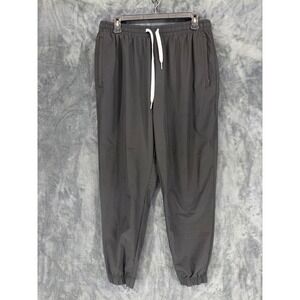 Cove Mens 2XL Black Recycled Poly Spandex Athletic Jogger Pants Drawstring Cuffs